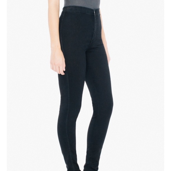 ๐LAST ONE๐HPx2๐American Apparel Black Easy Jn - Picture 3 of 7