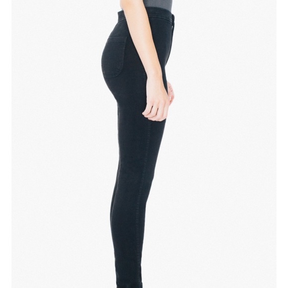 ๐LAST ONE๐HPx2๐American Apparel Black Easy Jn - Picture 4 of 7