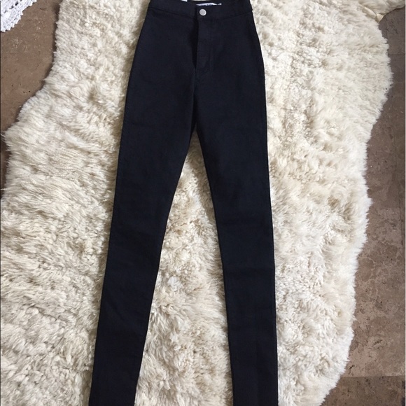 ๐LAST ONE๐HPx2๐American Apparel Black Easy Jn - Picture 6 of 7