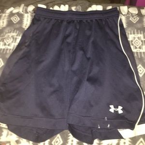 blue soccer shorts