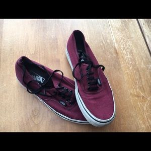 Maroon Vans