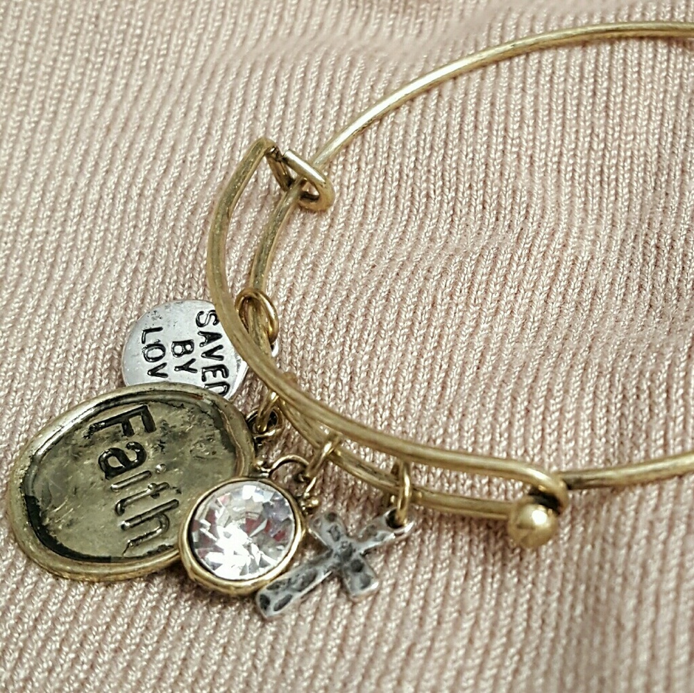 Adjustable bangle bracelet - Picture 2 of 2