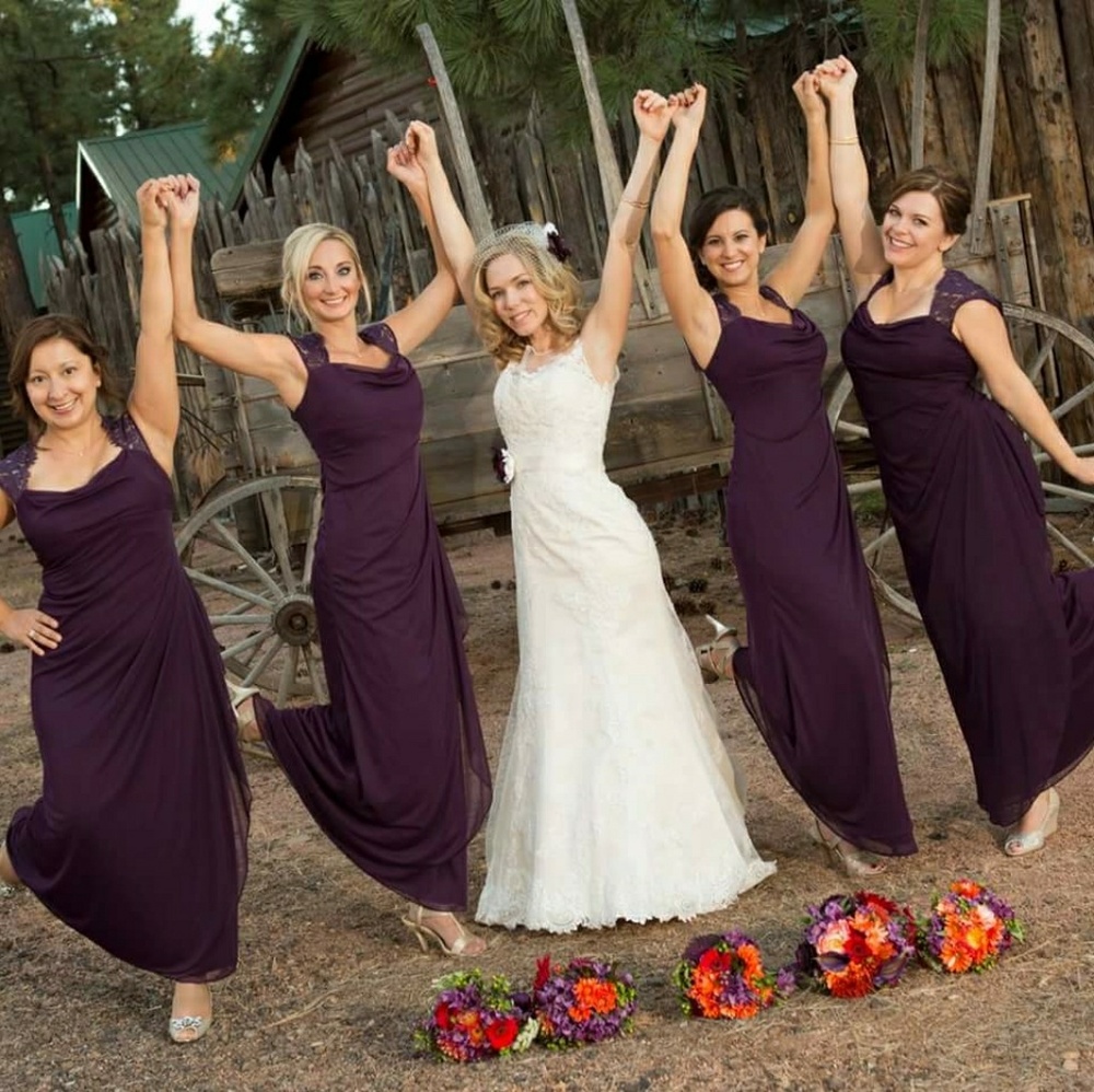 Beautiful Plum Bridesmaid, Prom, Homecoming dress