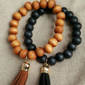 Tassel bracelet set