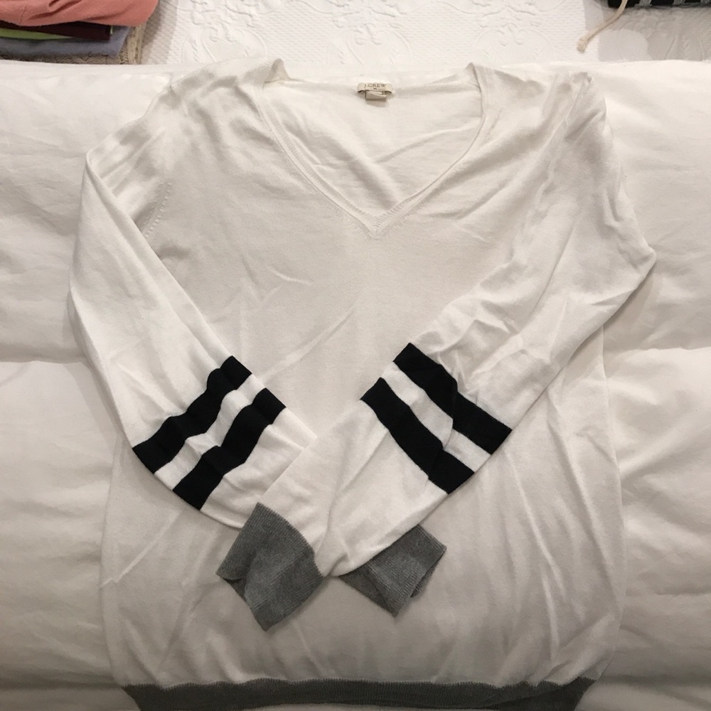 Striped JCrew Sweater