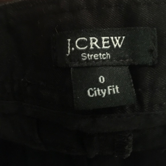 J. CREW BLACK CROPPED PANTS - Picture 2 of 4