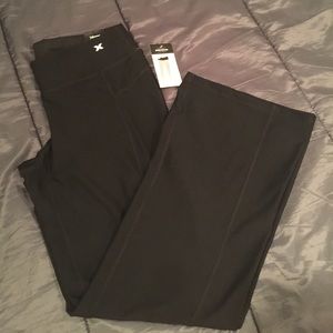 Semi fitted Black long athletic pants