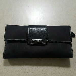 Black Coach wallet