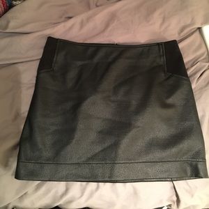 BCBG Maxazria leather skirt