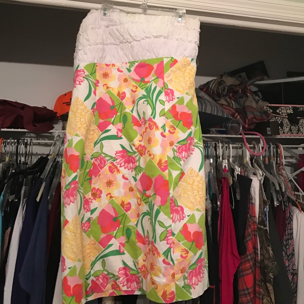 Strapless Lilly Pulitzer Dress