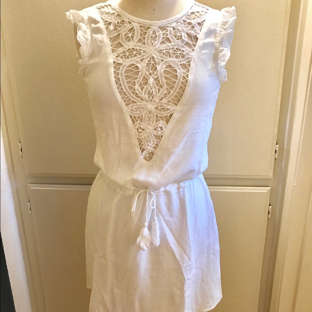 SOLD NWT Wyldr Joplin Mini Dress in white - Picture 3 of 4