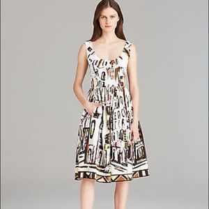 KATE SPADE Landscape Havana Fit & Flare Dress