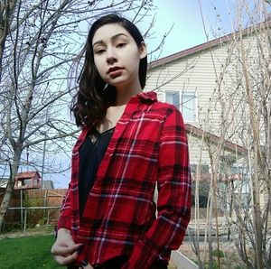 Aeropostal Perfect red and black flannel
