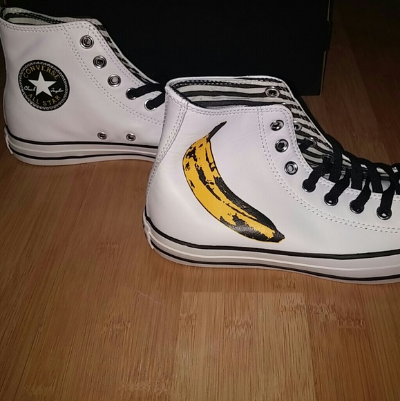 NEW Converse Andy Warhol Banana High Top Sneaker - Picture 4 of 7