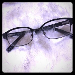 Foster grant reading glasses +2.00 metal frame