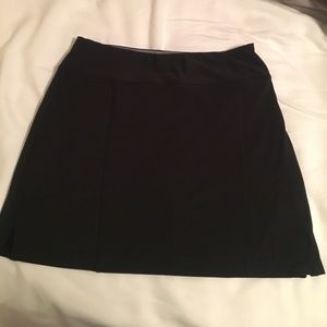Black Adidas golf skirt