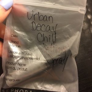 Urban decay chill setting spray