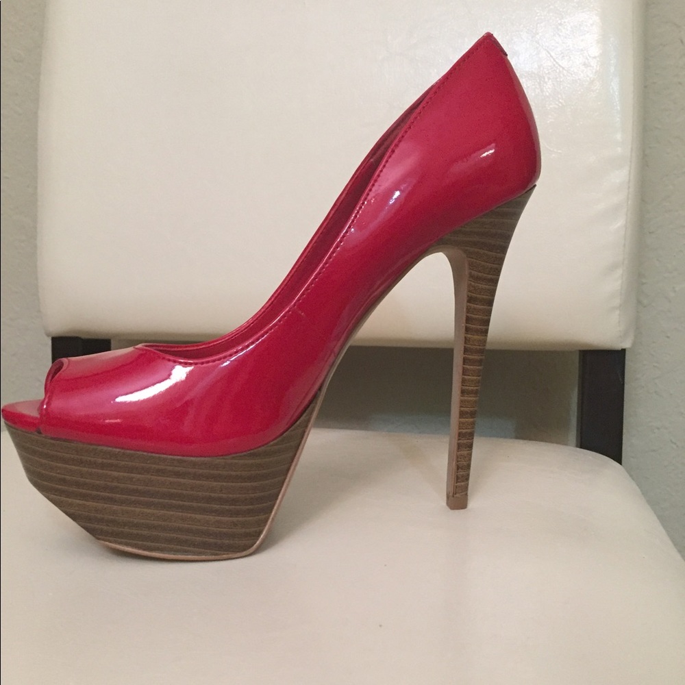 Patent Leather Platform Shoes