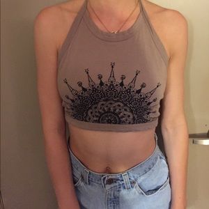 Pacsun halter festival crop