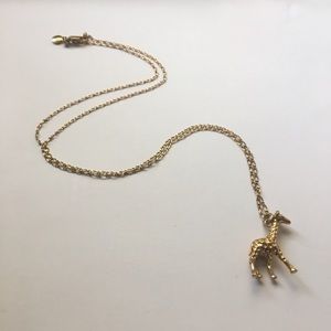3D J Crew Giraffe Necklace
