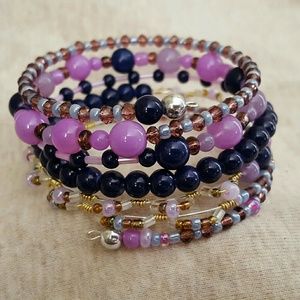 Memory wire bracelet