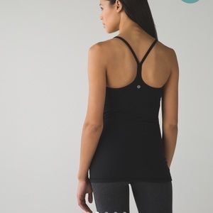LULU LEMON ATHLETICA BLACK POWER Y TANK LUON
