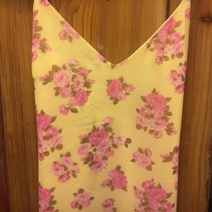 Summer maxi dress with side slit