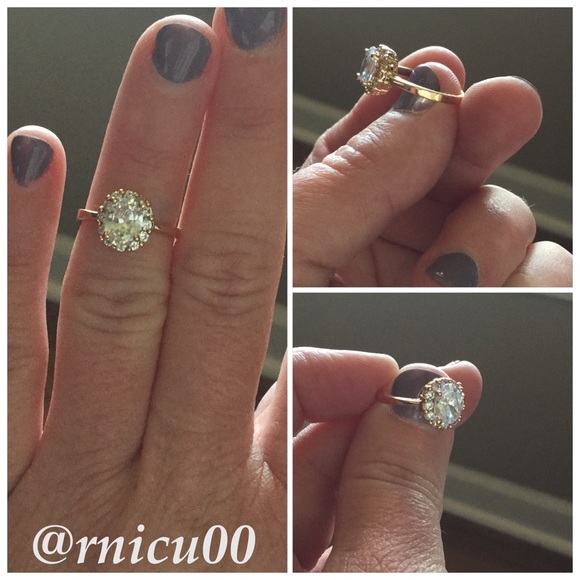 Sapphire Cluster 18K Gold Filled Size 5.5 Ring! - Picture 12 of 16