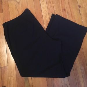 Lane Bryant black dress pants, red triangle Sz 6