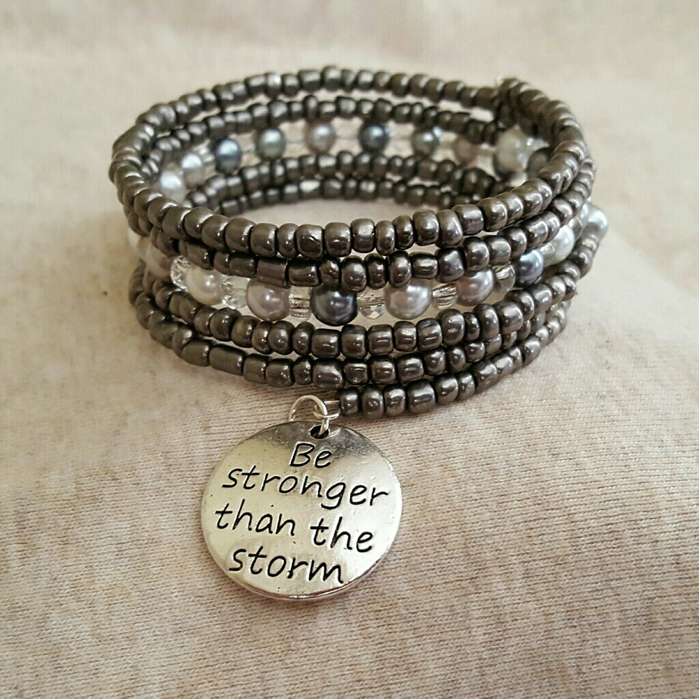 Memory wire bracelet