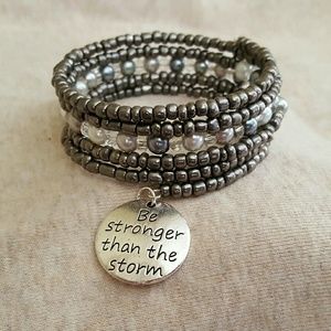 Memory wire bracelet