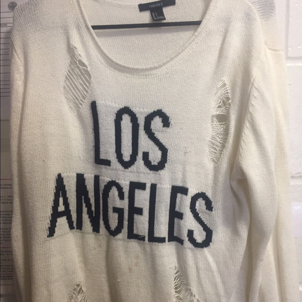 Ripped Forever 21 Sweater