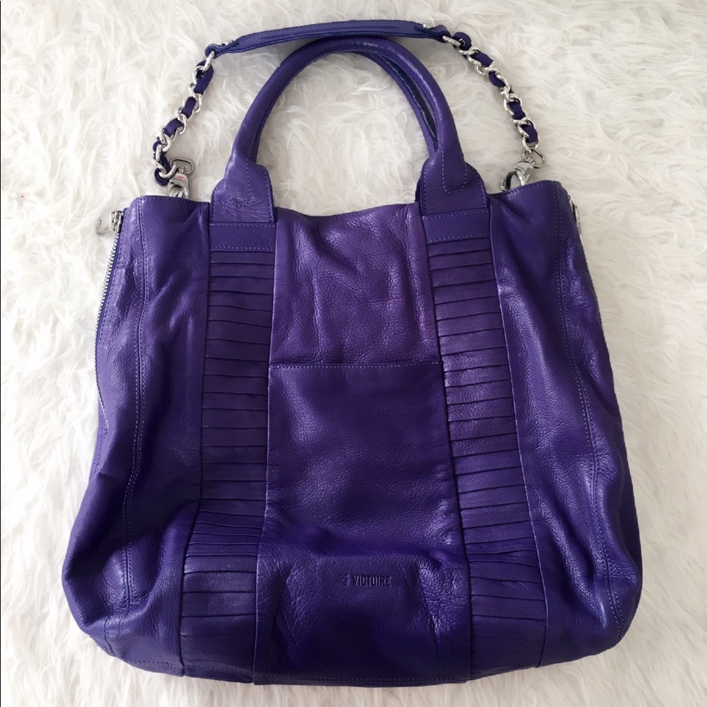 Pour La Victoire Cobalt Blue Tote