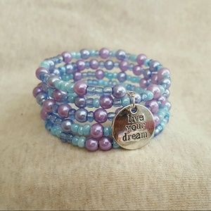 Memory wire bracelet