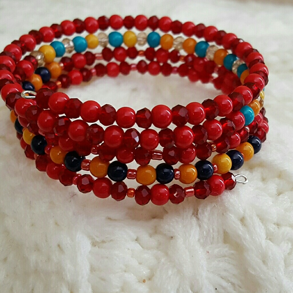 Memory wire bracelet