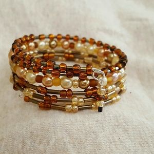 Memory wire bracelet