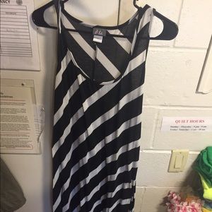 Black & White Maxi Dress