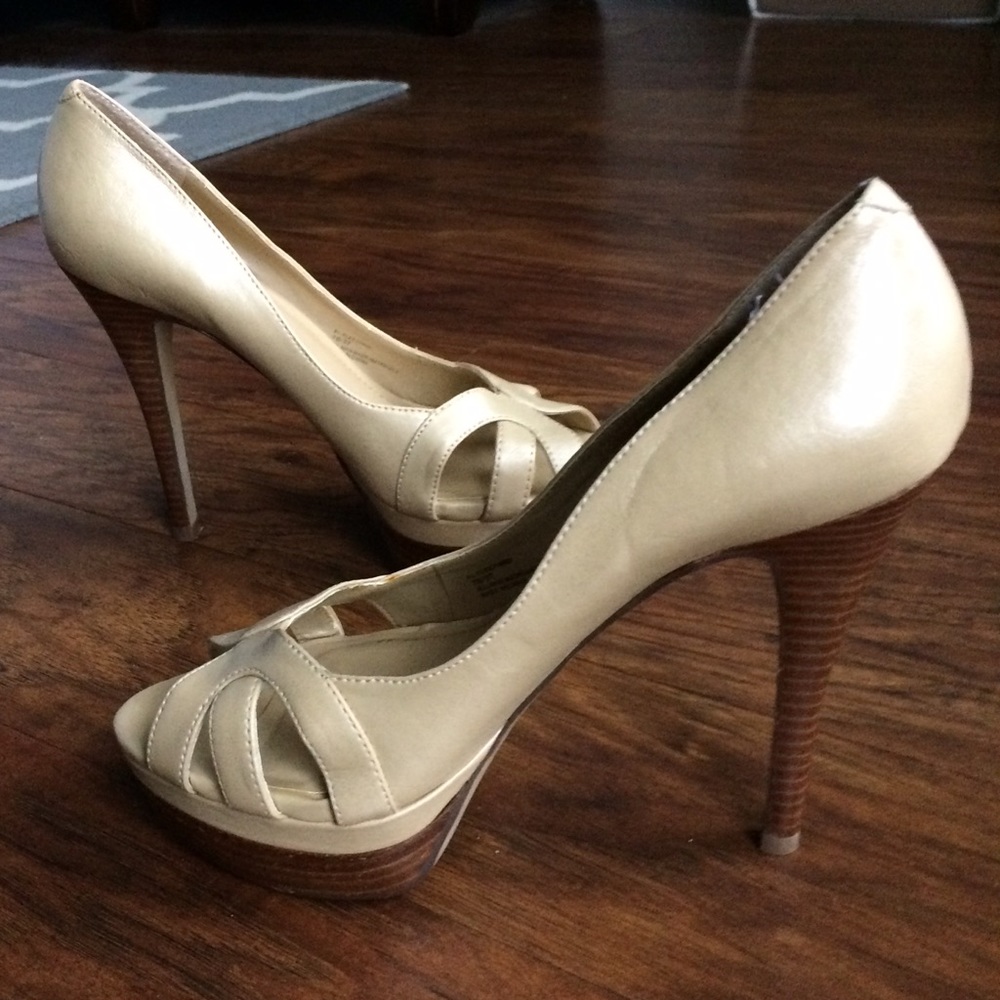 BCBG Generation Nude Heels