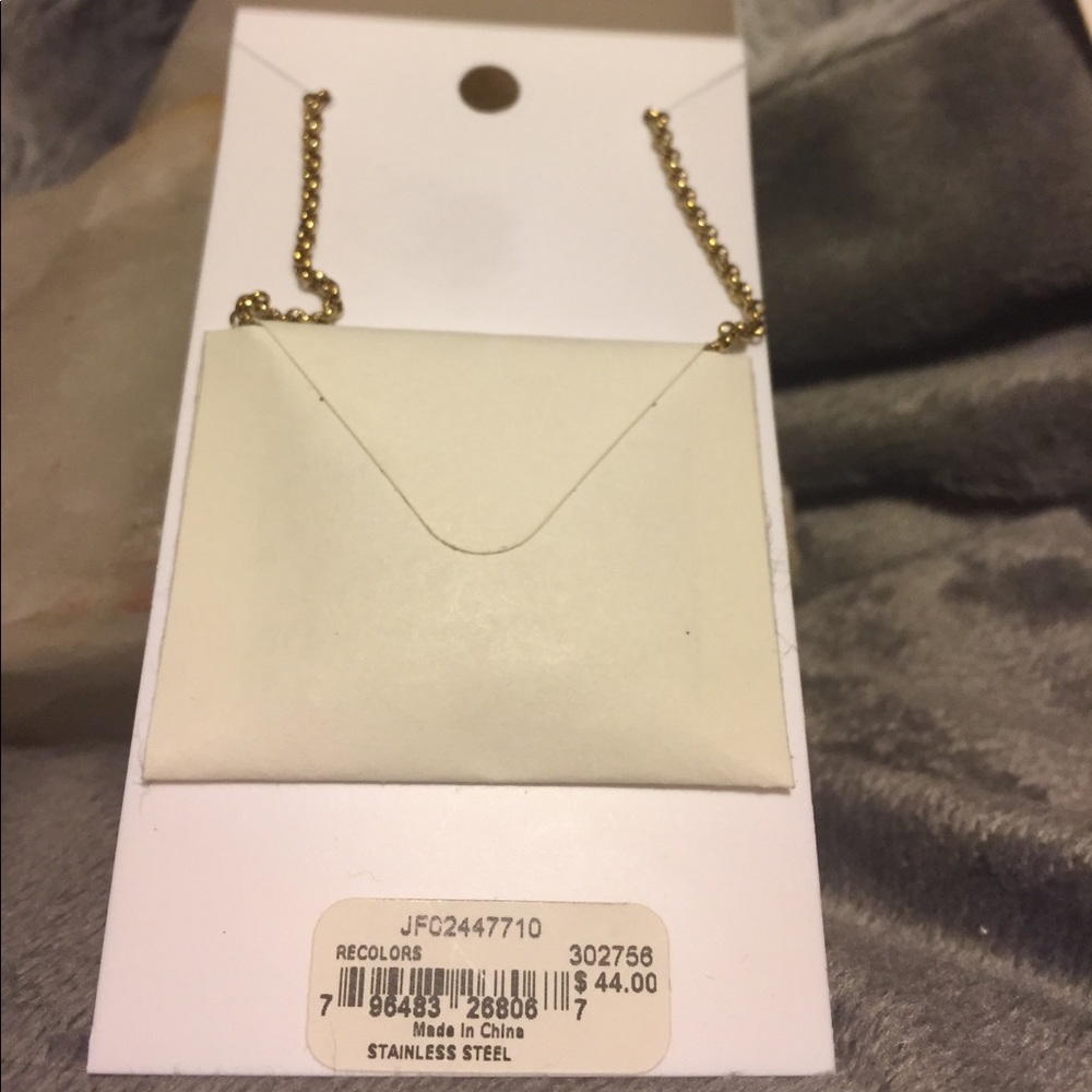 🍱FOSSIL🍱9 cluster necklace. - Picture 2 of 2
