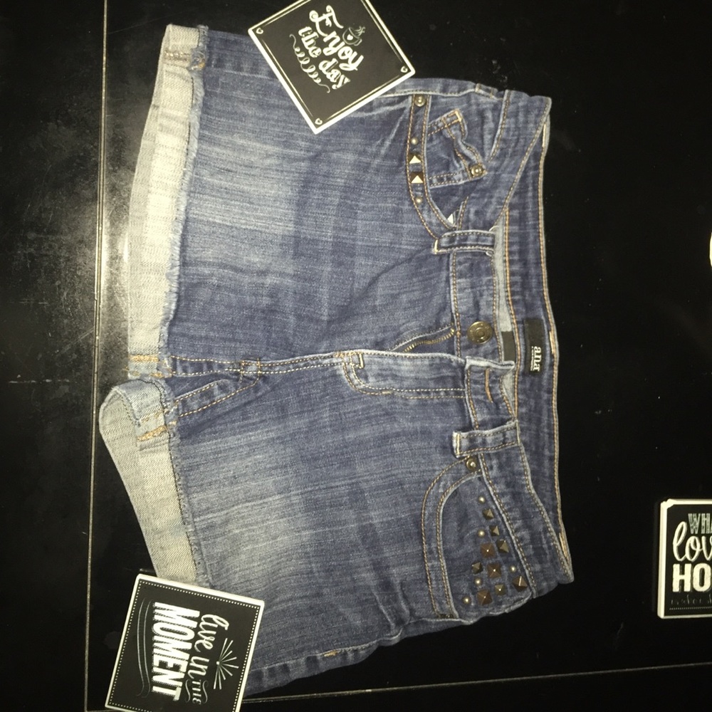 Blue Denim Shorts
