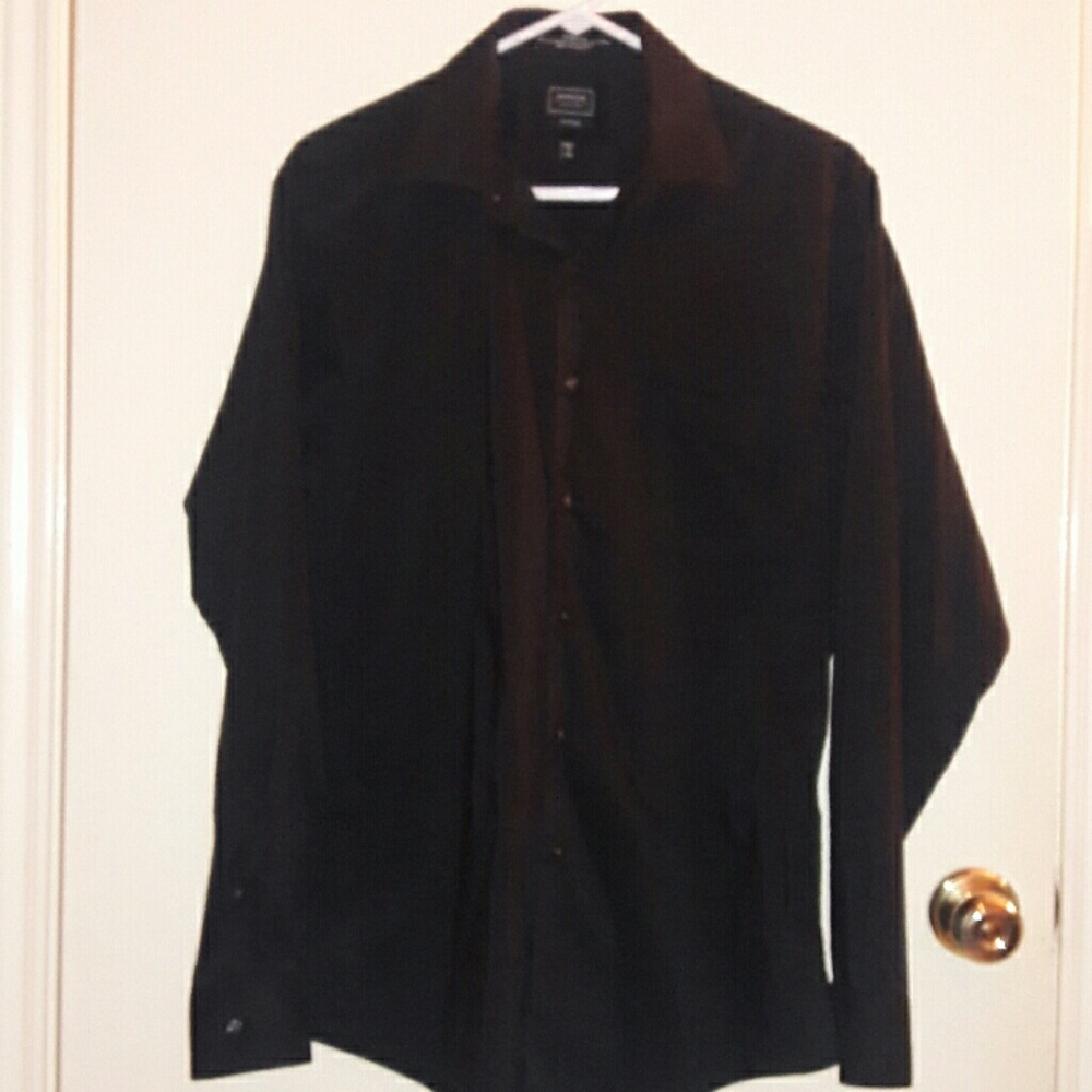 Men's dress shirt in black