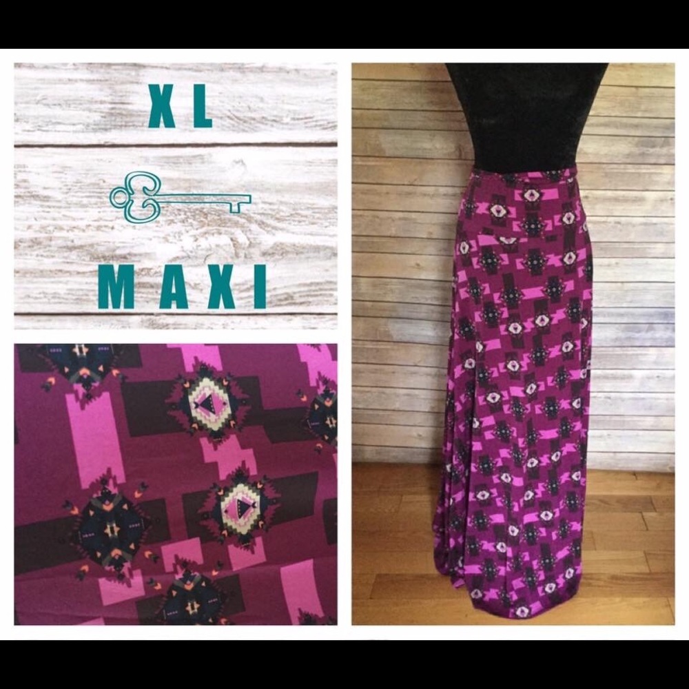 XL Lularoe Maxi Skirt NWT
