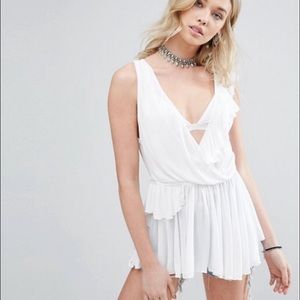 White free people tunic