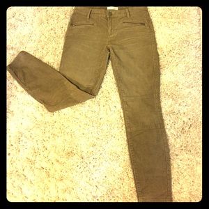 LOFT tan corduroy ankle pants - NWOT