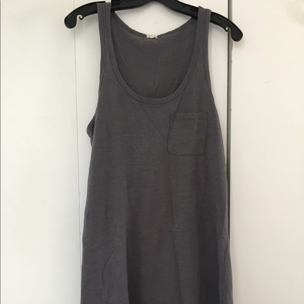 Gray pocket dress