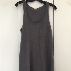 Gray pocket dress