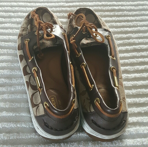 !!SOLD!!Coach Boat Shoes - Picture 3 of 3