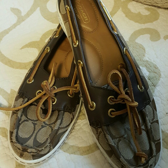 !!SOLD!!Coach Boat Shoes - Picture 2 of 3