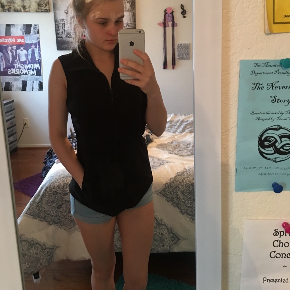 Warm polyester vest