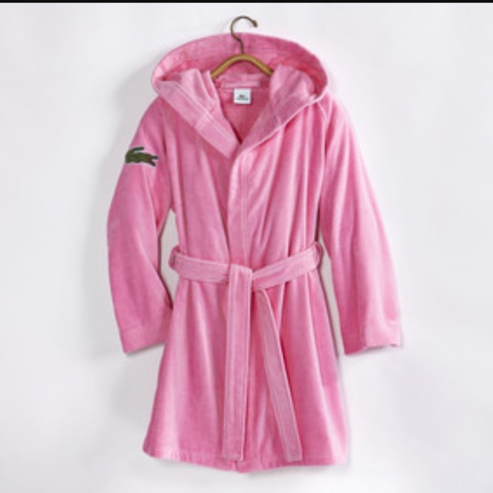 Pink Lacoste Bathrobe